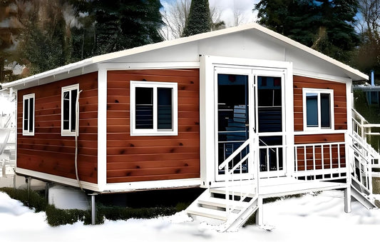 Foldable Prefabricated Tiny Houses to Live in for Adults 40FT